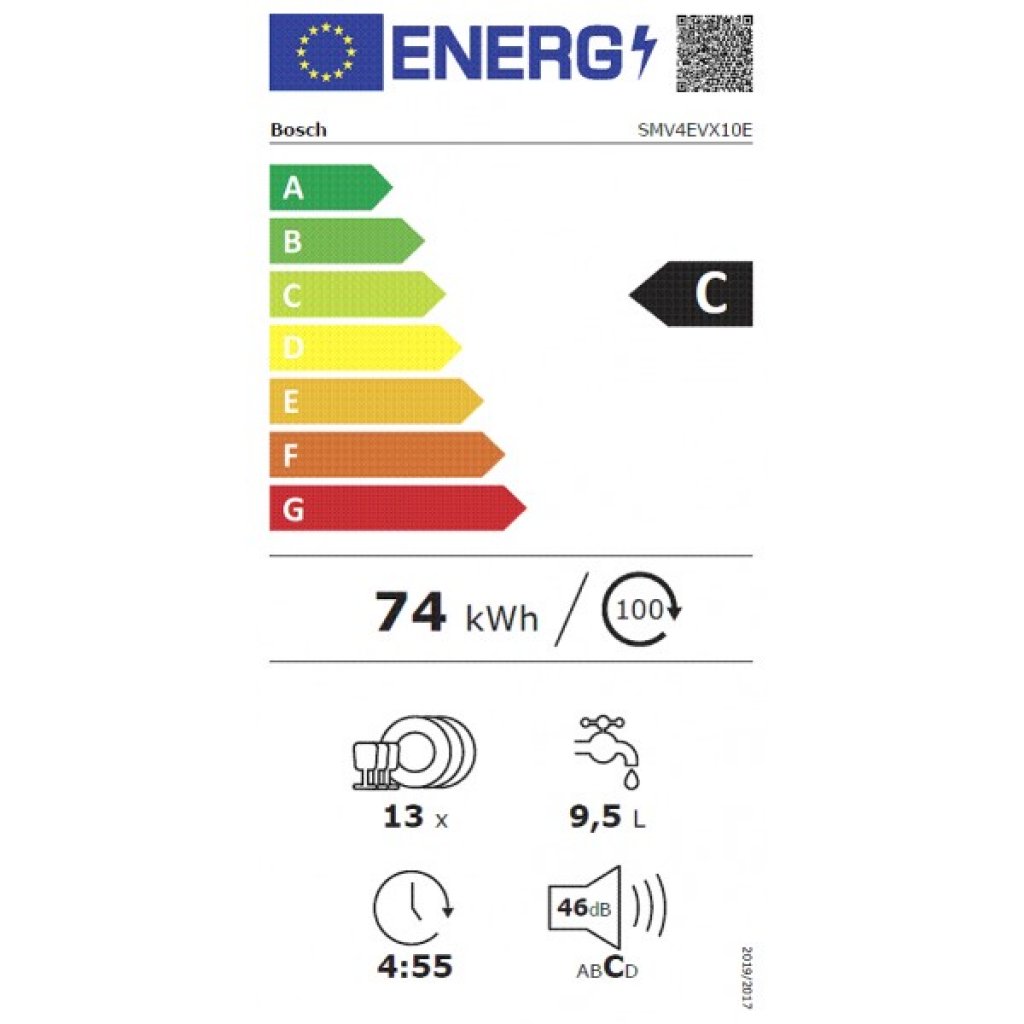 Bosch SMV4EVX10E Umývačka