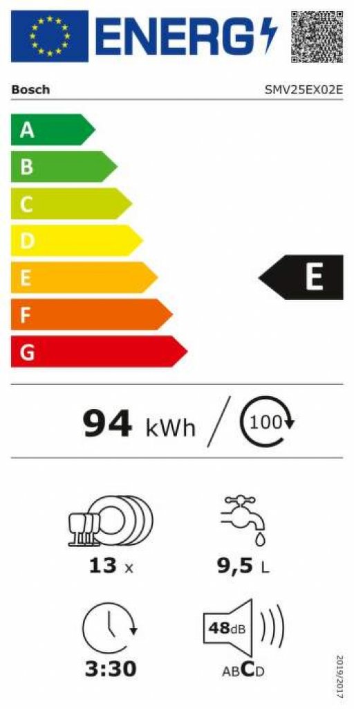 Bosch SMV25EX02E Umývačka