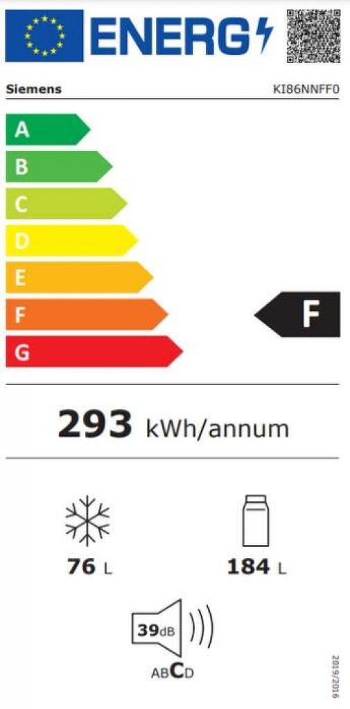 Siemens KI86NNFF0 Chladnička
