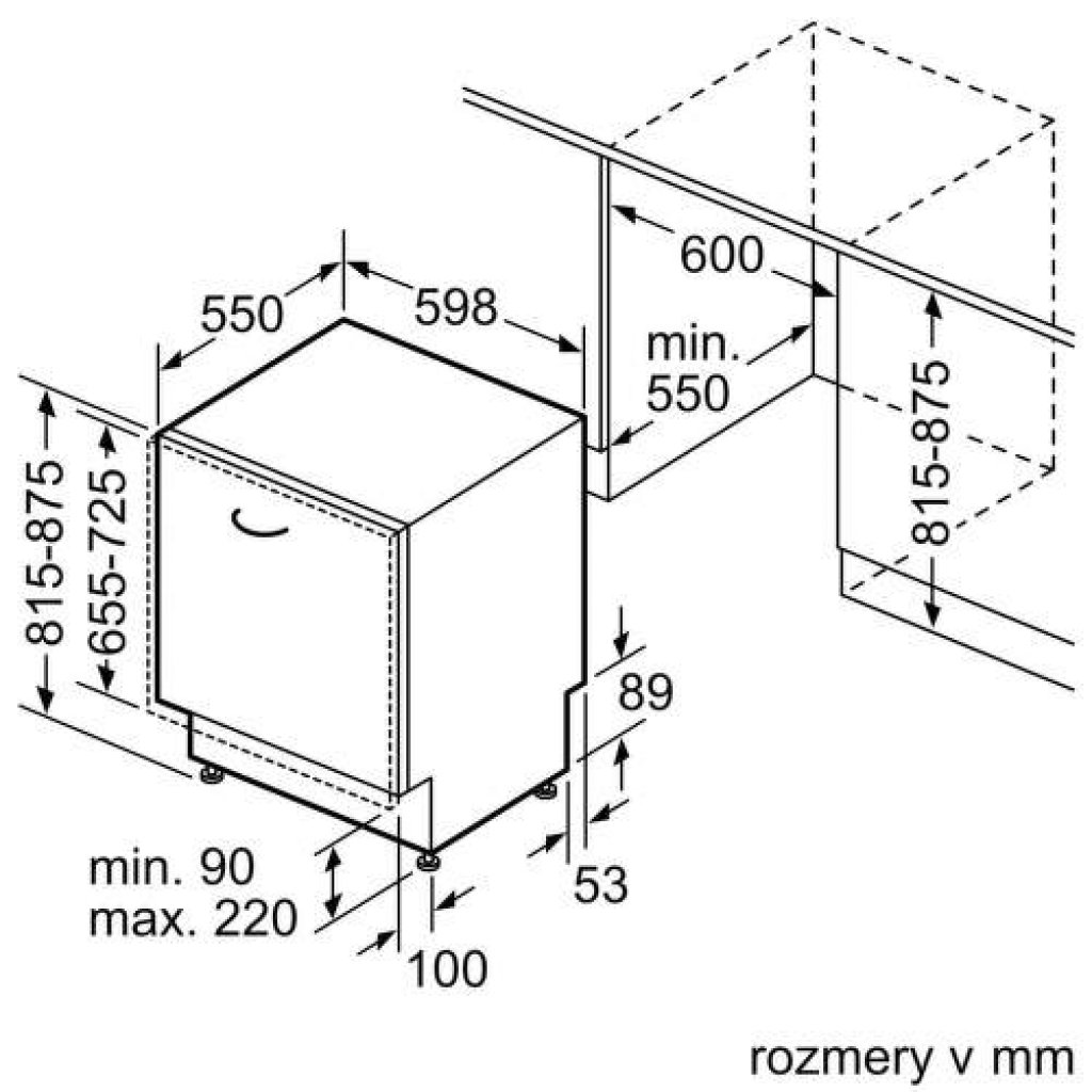 Bosch SMV8YCX02E Umývačka