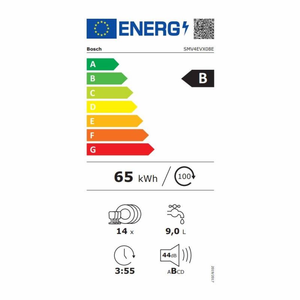 Bosch SMV4EVX08E Umývačka