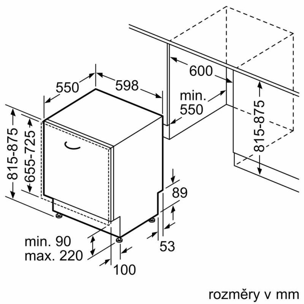 Bosch SMV4EVX08E Umývačka