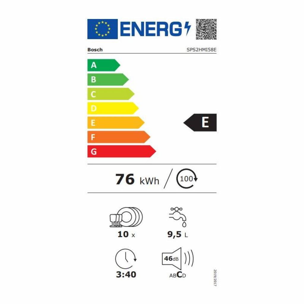 Bosch SPS2HMI58E Umývačka